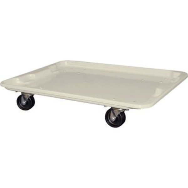 Mfg Tray Molded Fiberglass Toteline Dolly 780738 for 27-1/2 " x 20" x 14-1/8" Tote, White 7807385269